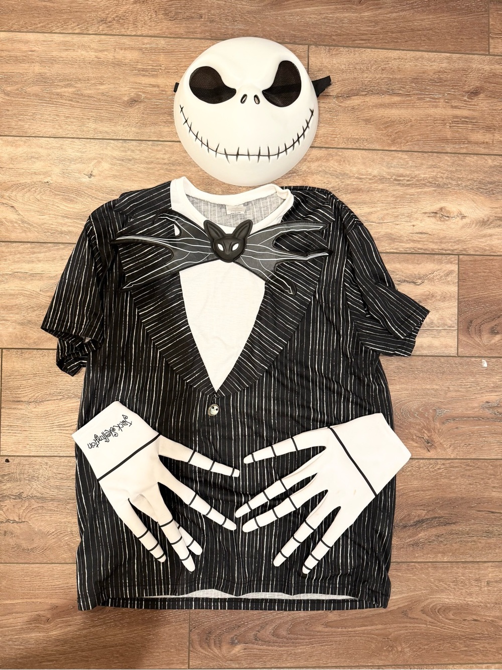 Nightmare Before Christmas Jack Skellington Men’s Halloween Costume Large Mask